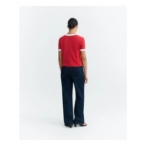 Thinking Mu - People Zowie Organic Cotton T-Shirt | Red