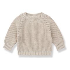 1+ in the family - Mola Linen Sweater | Beige
