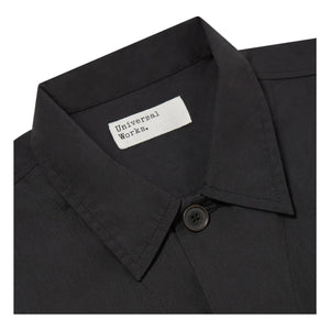 Universal Works - Recycled Fiber Tech Overshirt | Black