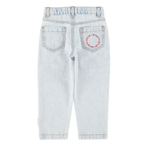 Piupiuchick - Jean Mom | Stone-washed Blue