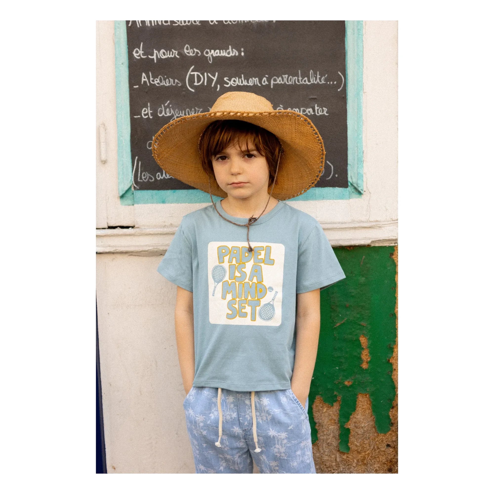 Louis Louise - Tom Padel Bébé T-Shirt | Light blue