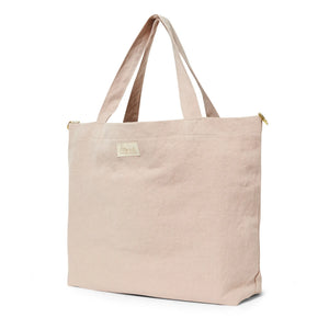 Adorna - Linen Tote Bag | Dust Pink
