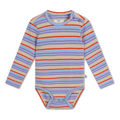 Repose AMS - Striped Organic Cotton Bodysuit | Lilac