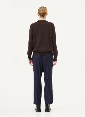 Noyoco - Oslo Sweater Merino Wool and Organic Cotton | Brown