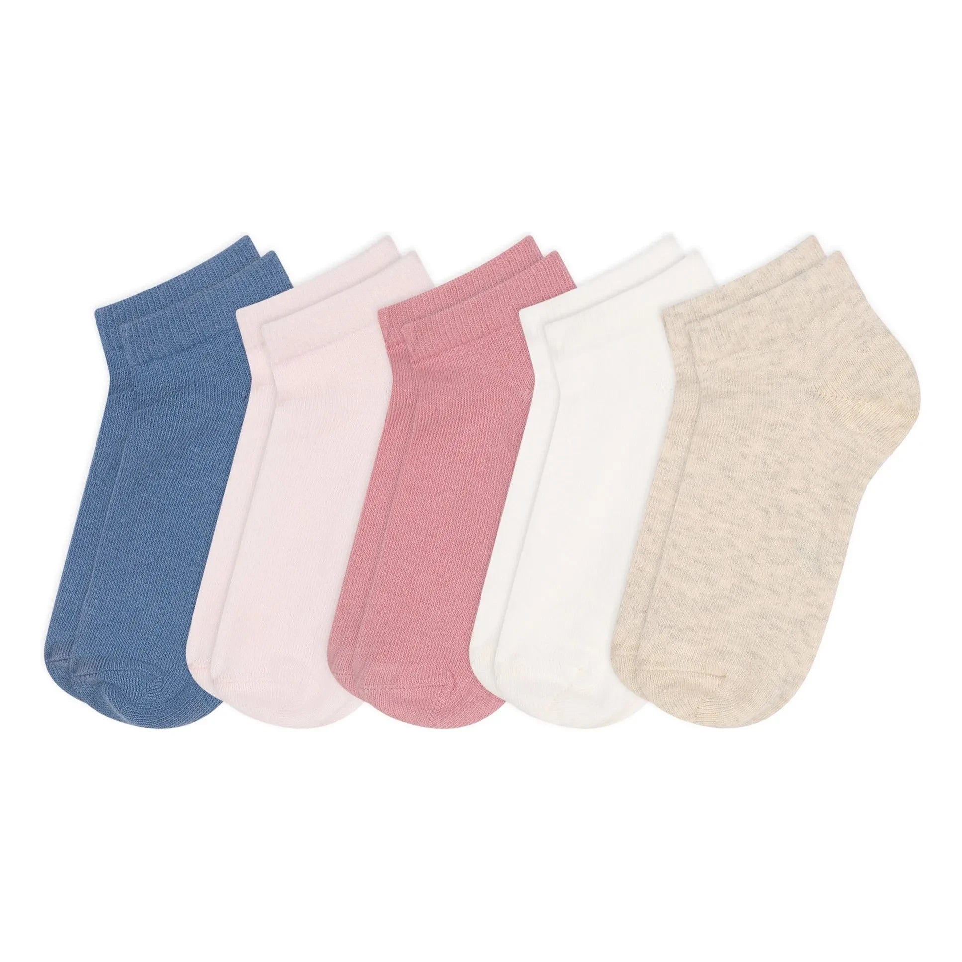 Petit Bateau - 5 Pairs of Point Jersey Socks | White