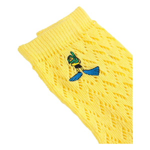 Bobo Choses - Pointelle Organic Cotton Socks | Yellow