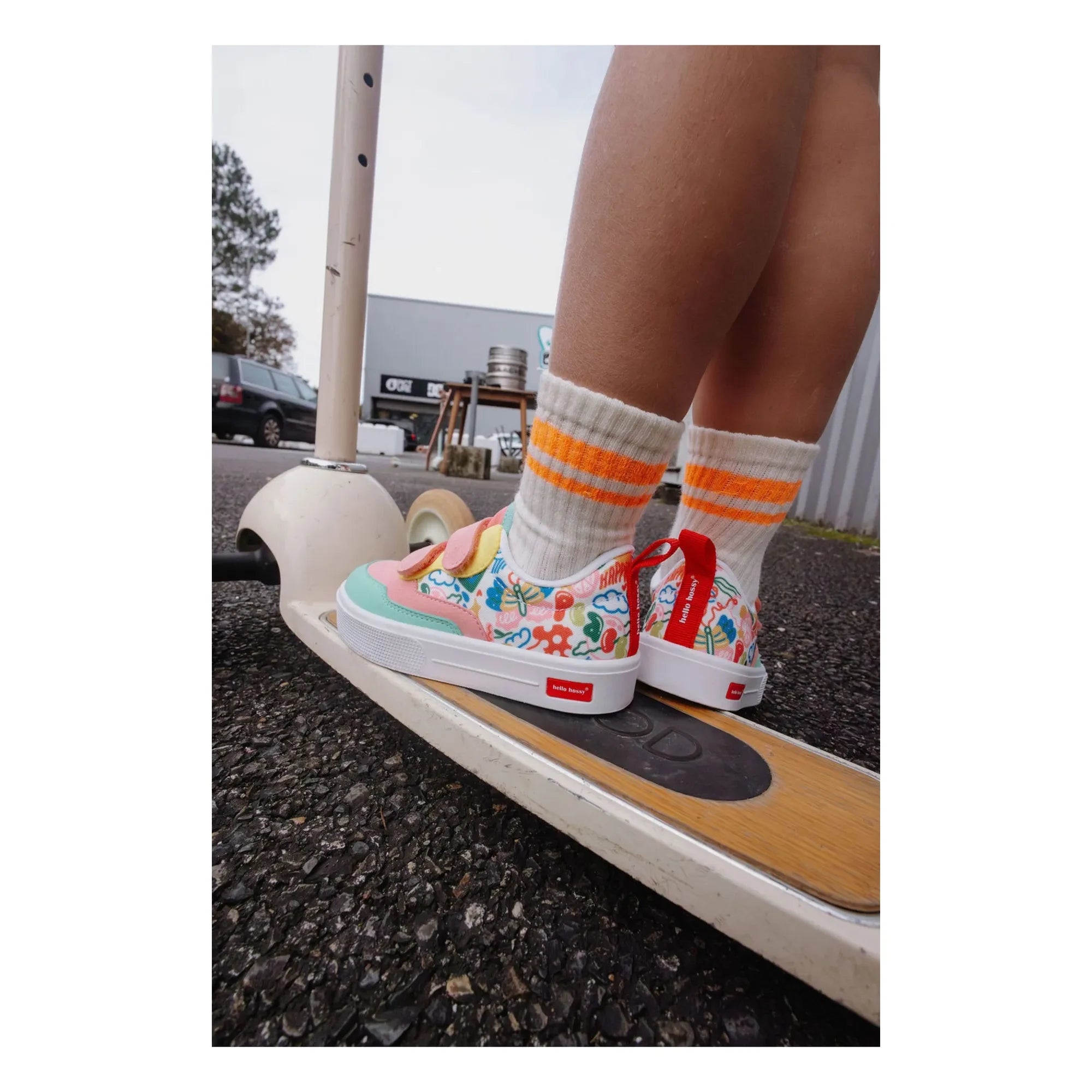 Hello Hossy - Hapiness Scratch Sneakers | Pembe