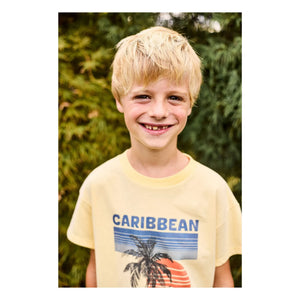 Arsène et Les Pipelettes - Caribbean Organic Cotton T-Shirt | Yellow