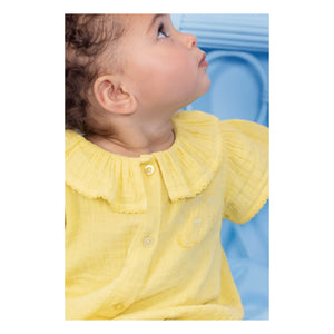 Bonton - Norma Claudine Collar Jumpsuit | Yellow
