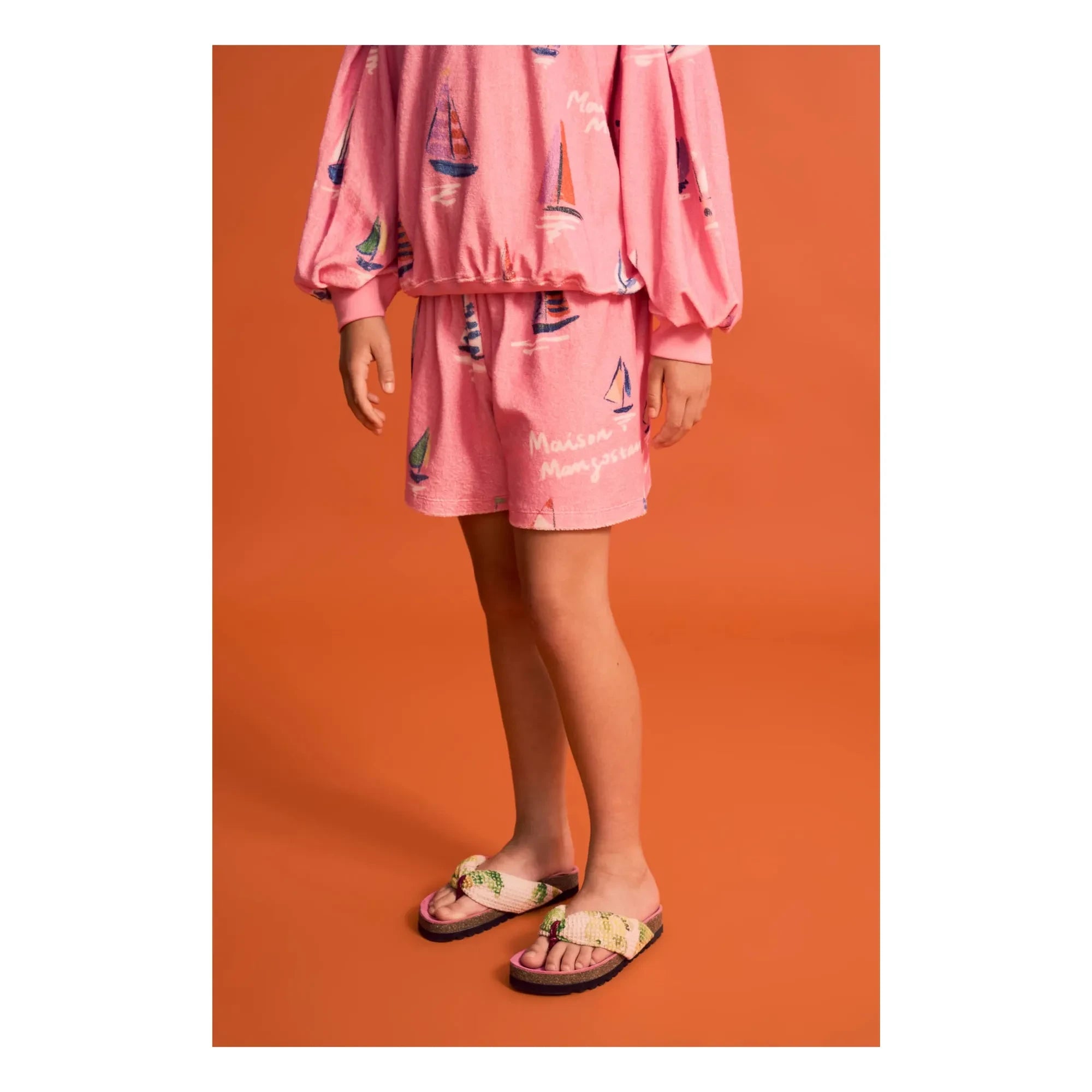 Maison Mangostan - Sailcloth Sweat | Pembe