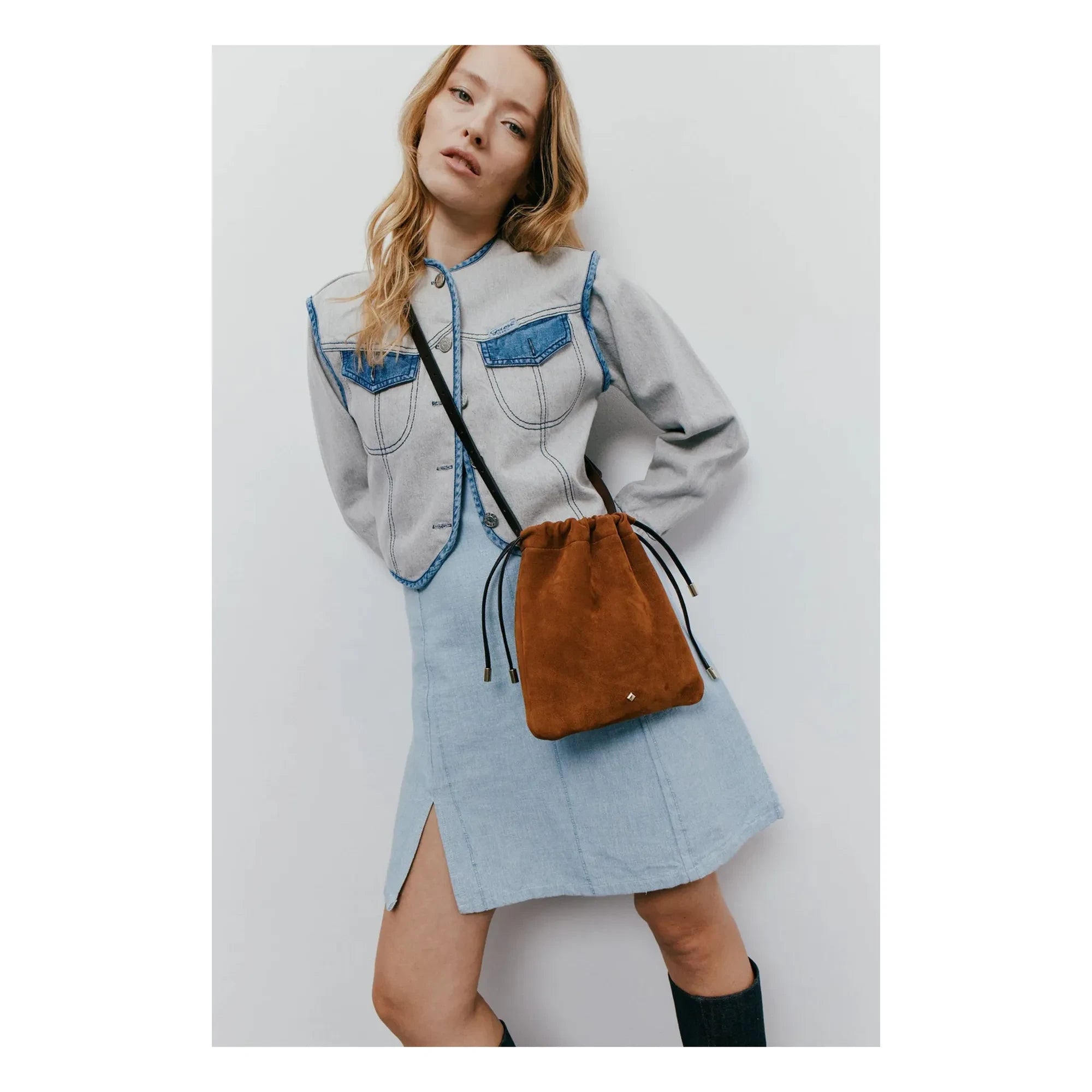 herbert brother sister - Bag Le Lerie Nubuk Deri | Camel