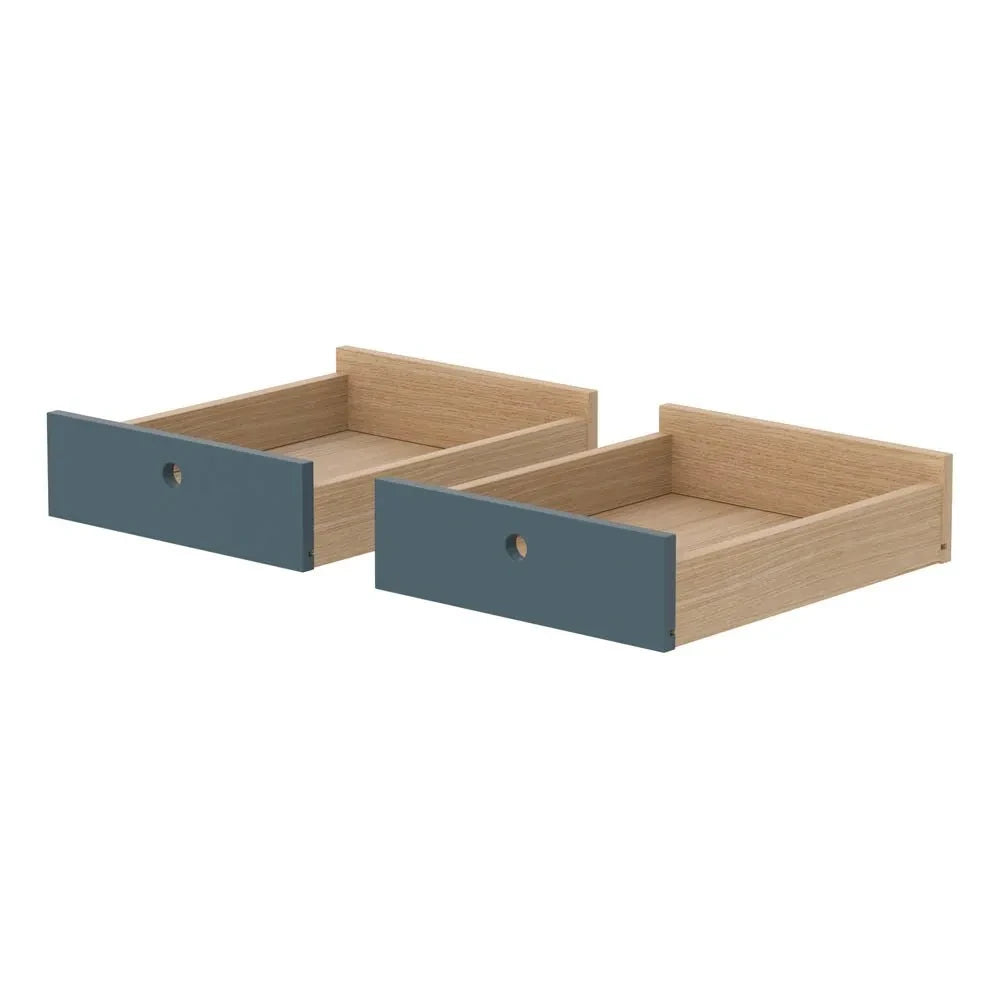 Flexa - Popsicle Desk Drawers - 2-piece Set | Blue