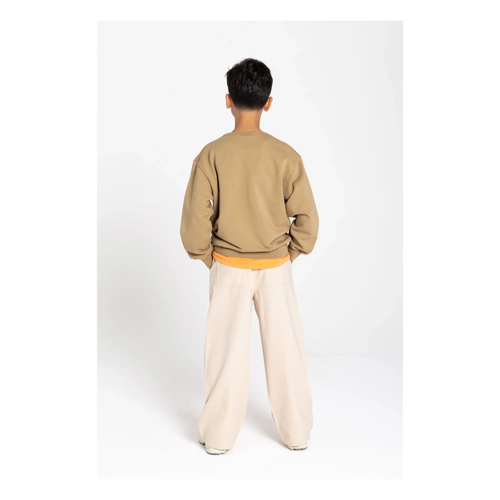 Smallable Kid - Burt Wide-Leg Trousers | Cream