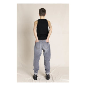 Finger in the nose - Ollibis Baggy Jeans | Gray Denim