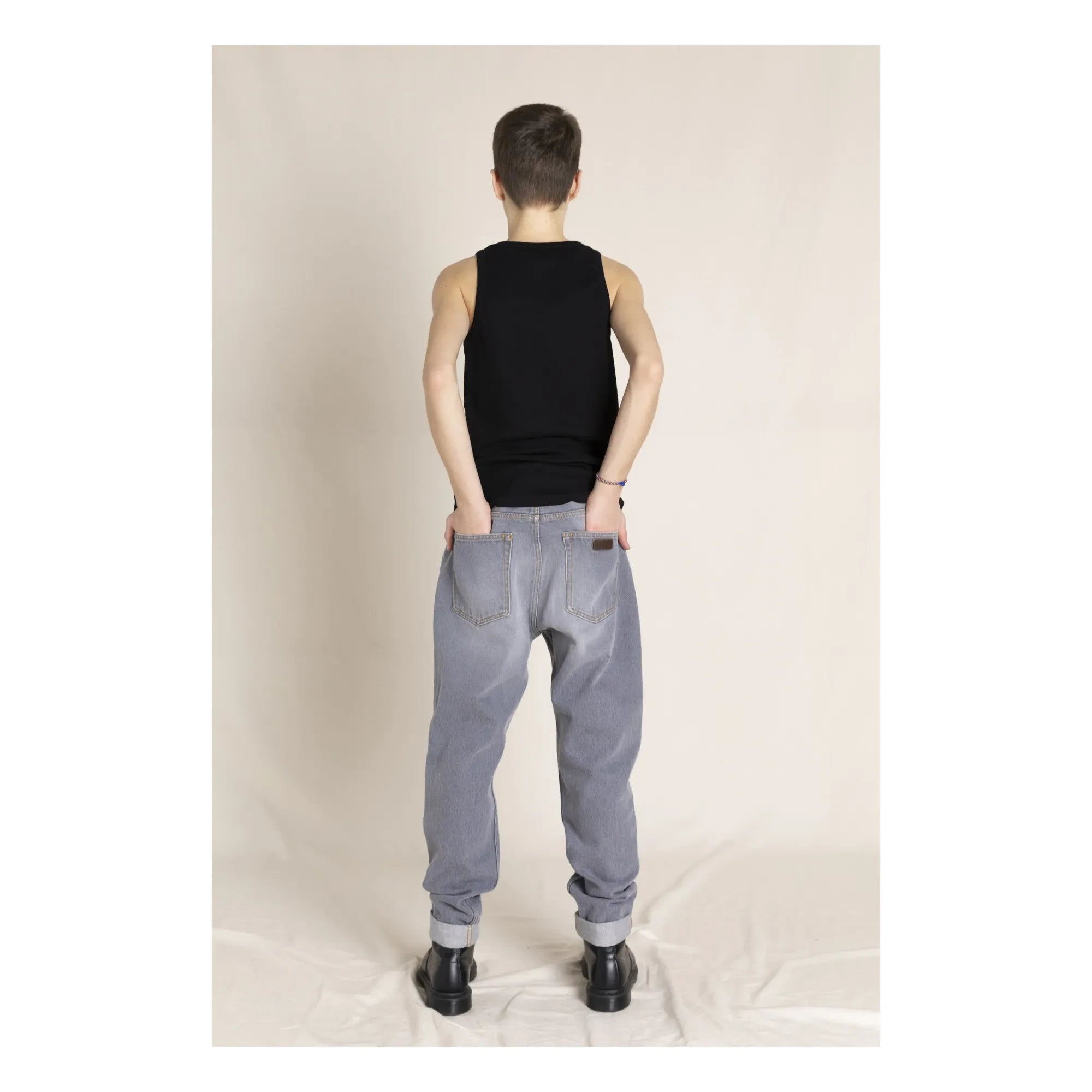 Finger in the nose - Ollibis Baggy Jeans | Gray Denim