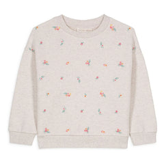 Louise Misha - Rosalia Organic Cotton Sweatshirt | Heather Beige