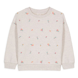 Louise Misha - Rosalia Organic Cotton Sweatshirt | Heather Beige