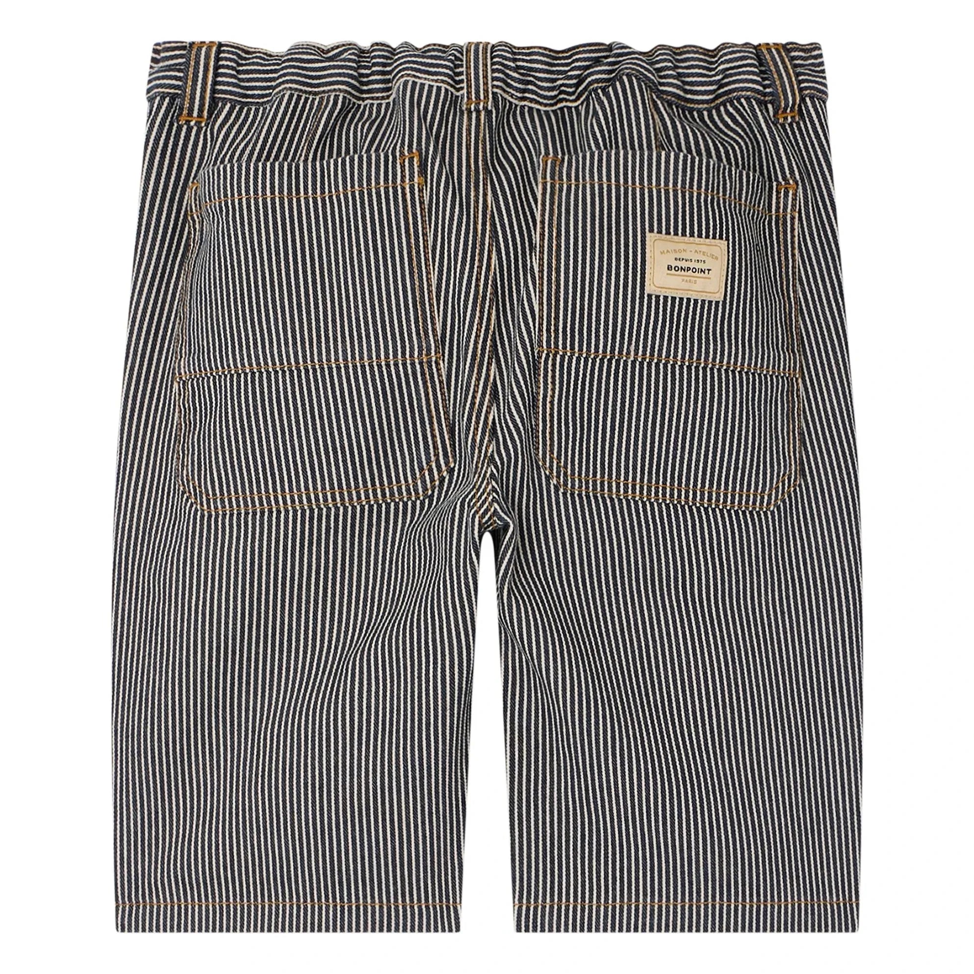 Bonpoint - Levon Organic Cotton Shorts | Gray