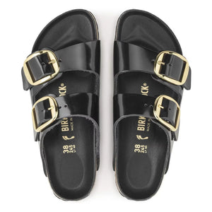 BIRKENSTOCK - Arizona Big Buckle Leather Sandal | Black