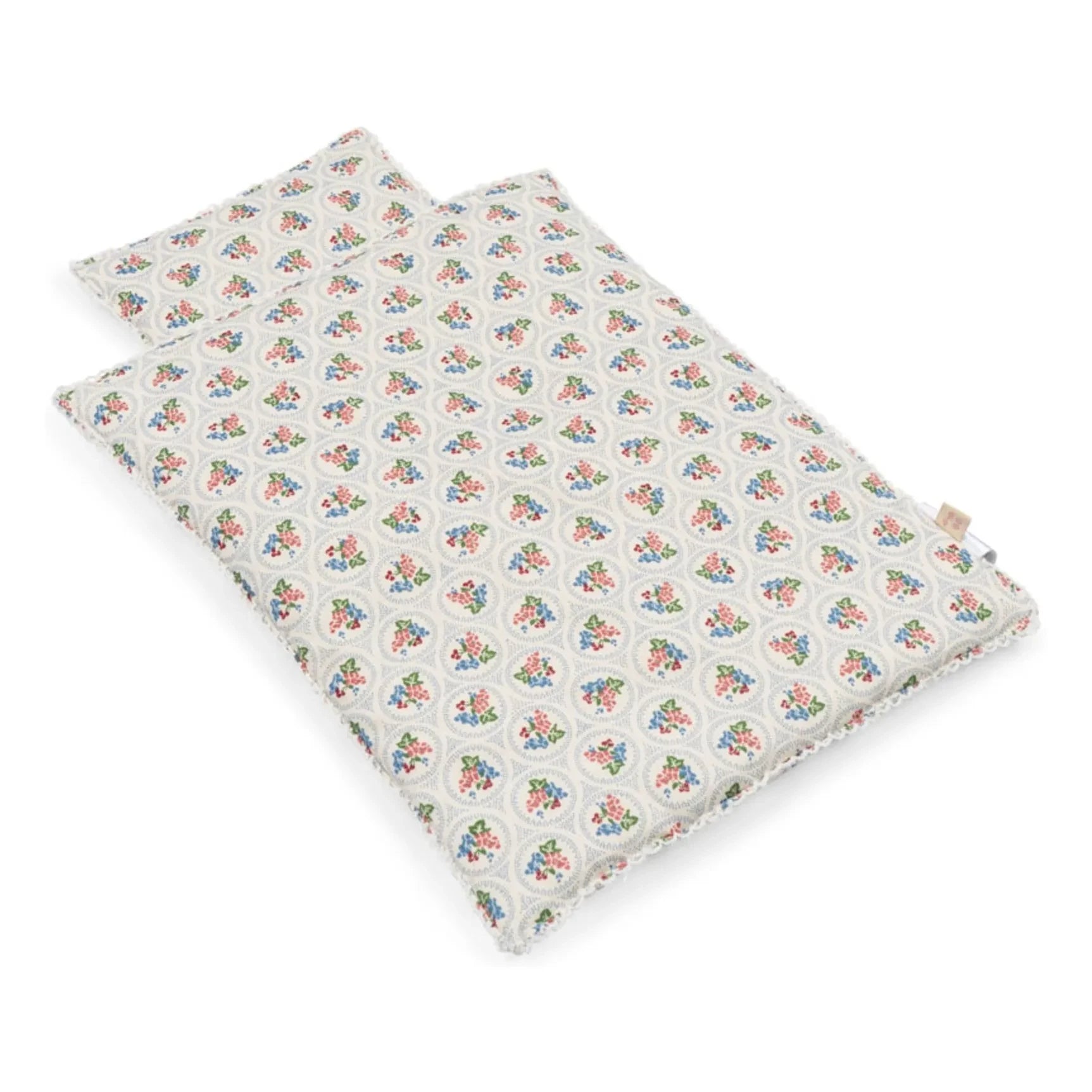 Konges Sløjd - Verona Blues Baby Bed Set | White