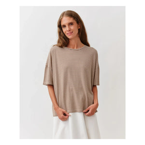 Diega - Tovo organic cotton T-shirt | Camel