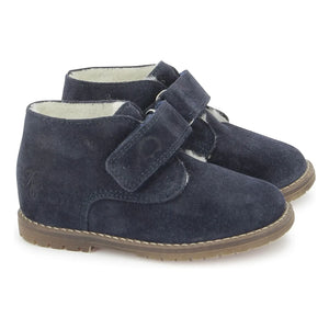 Tartine et Chocolat - Easy Fur Velours Boots | Navy Blue