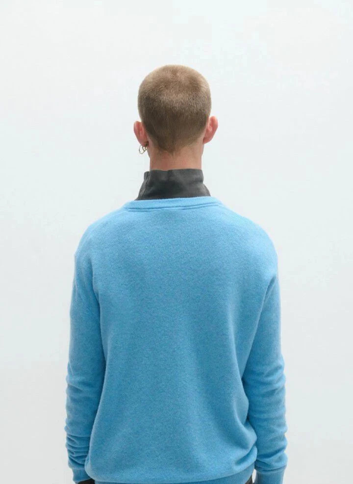 American Vintage - Raxow Wool Sweater | Speckled Blue
