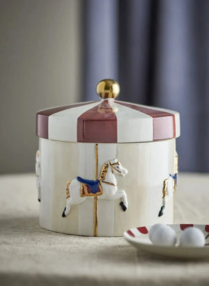 Bloomingville Mini - Carousel Storage Box | Beige