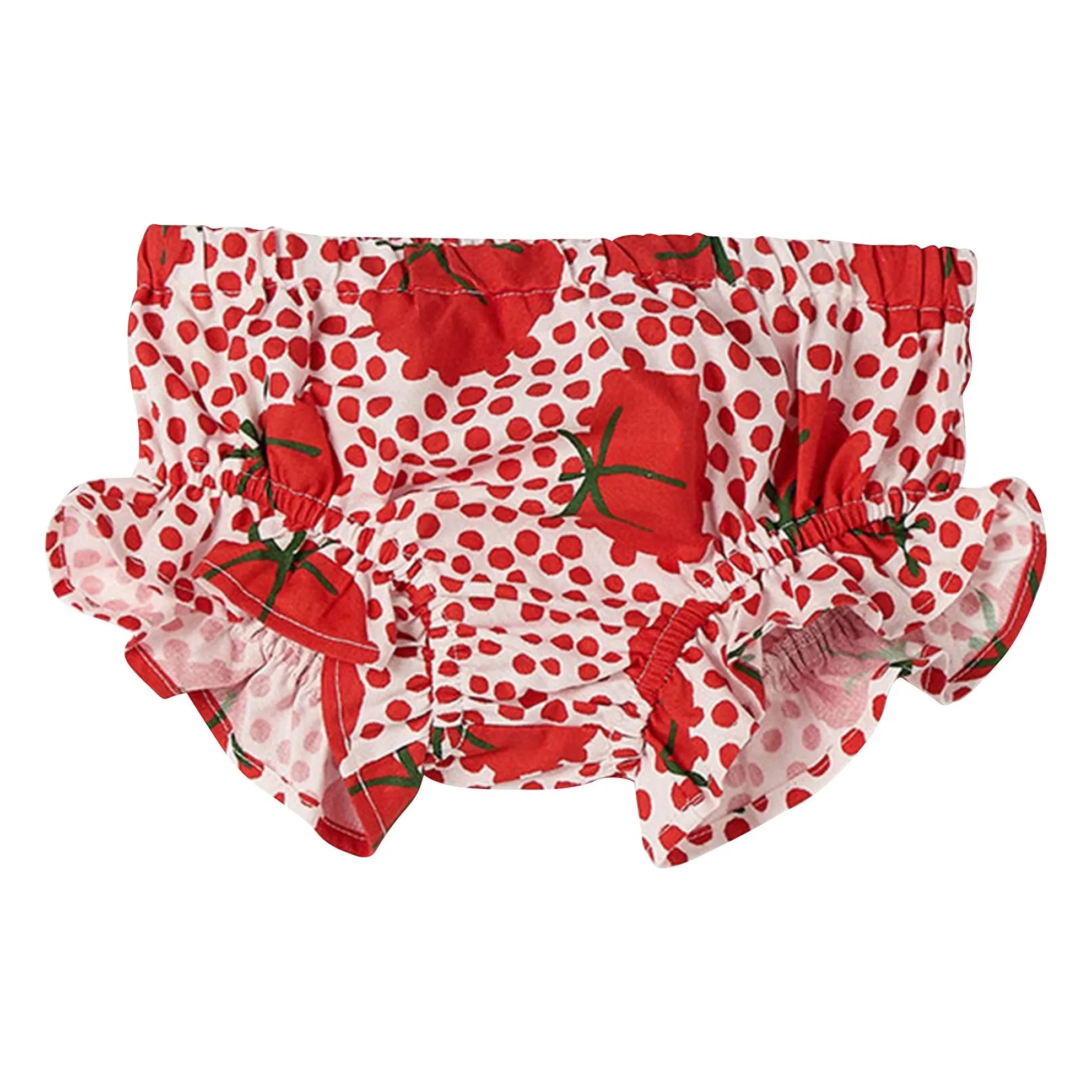 Fabula - Tomato and Pea Romper | Red