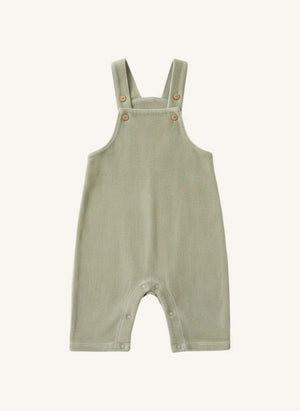 Studio Bohème - Homer Organic Cotton Velvet Romper | Sage