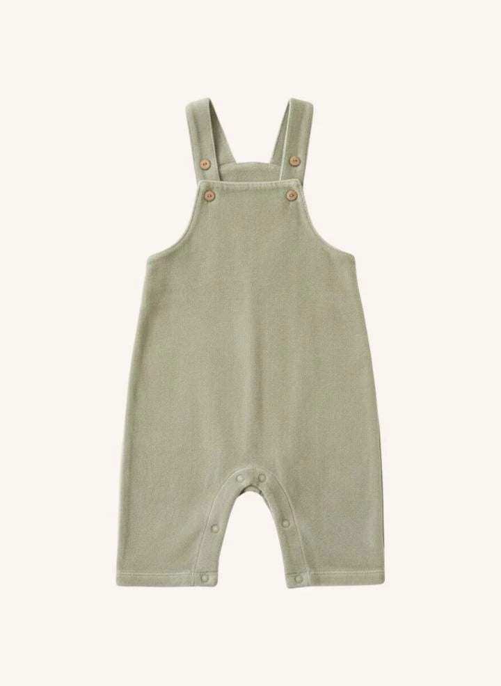 Studio Bohème - Homer Organic Cotton Velvet Romper | Sage