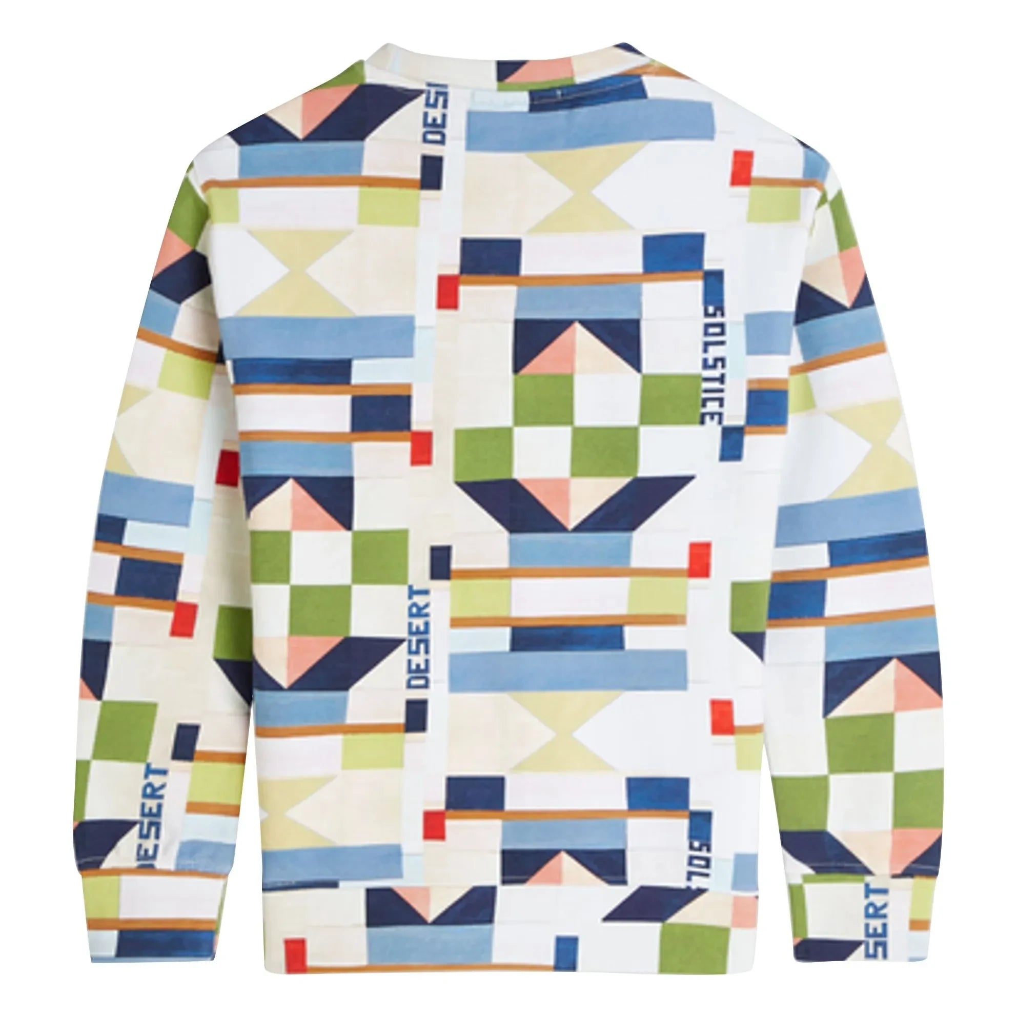 Scotch & Soda - Geometric Sweatshirt | White