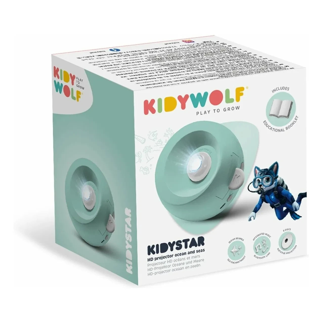 Kidywolf - Ocean View Projector | Aqua