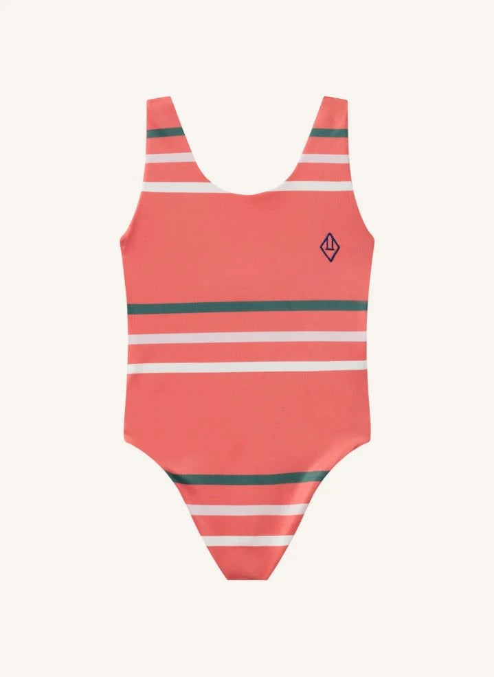 The Animals Observatory - Trout Recycled Polyester Swimsuit | Red