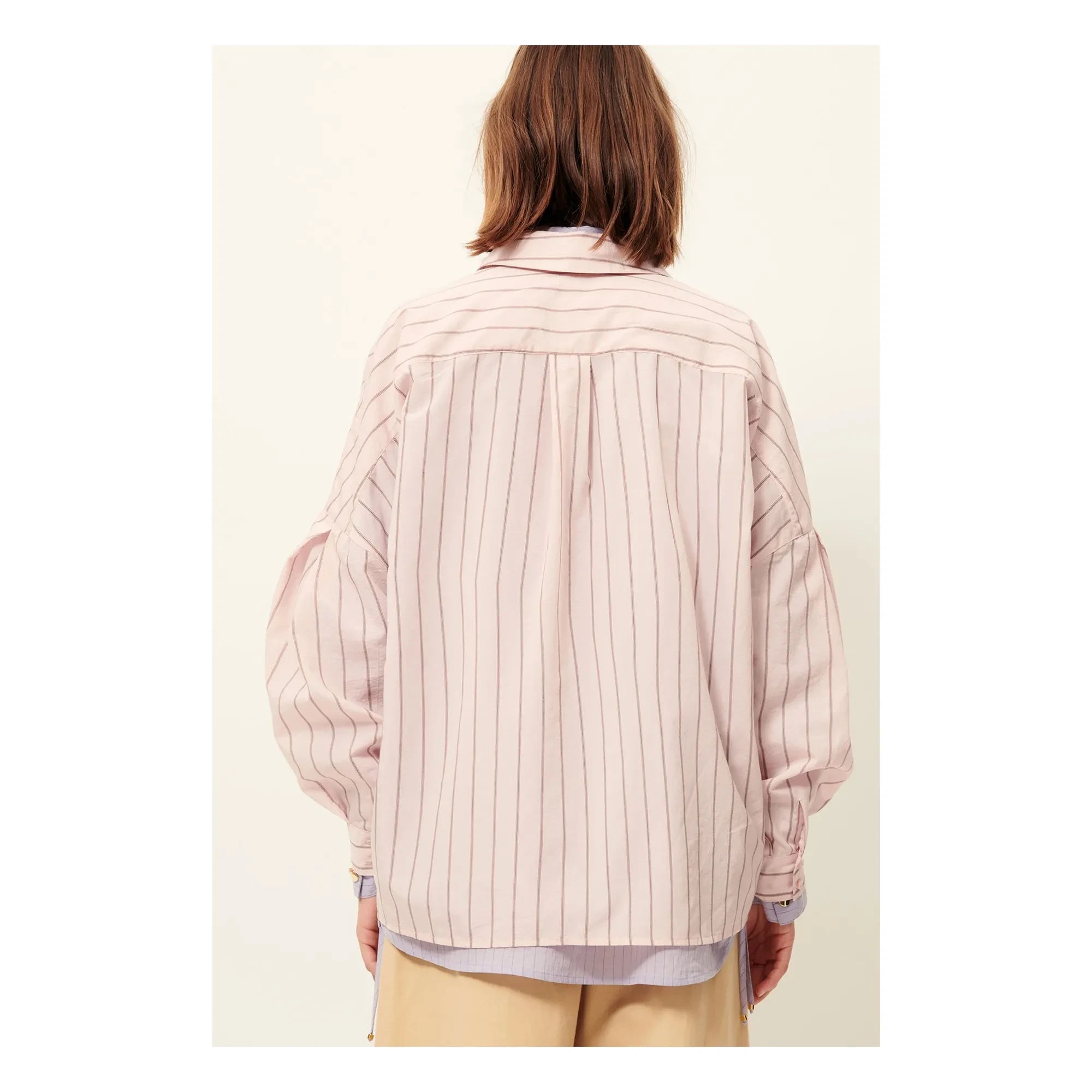 Sessùn - Dazik Striped Shirt | Pink
