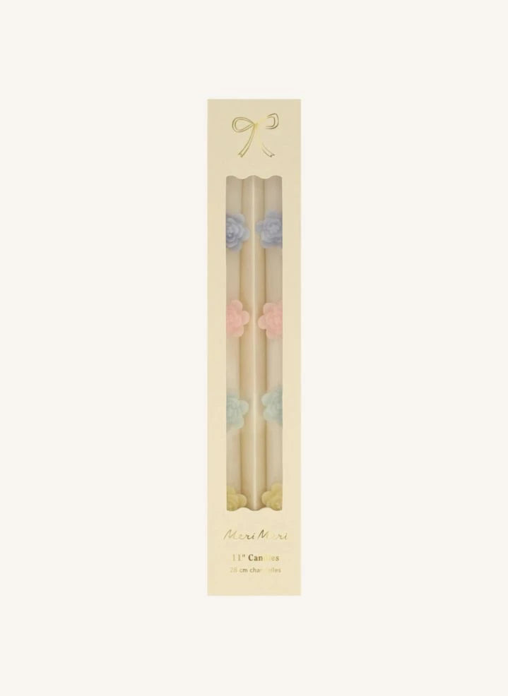 Meri Meri - Flower candles - Set of 2 | Pastel