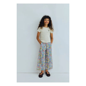 the new society - Lily Floral Jeans | Blue