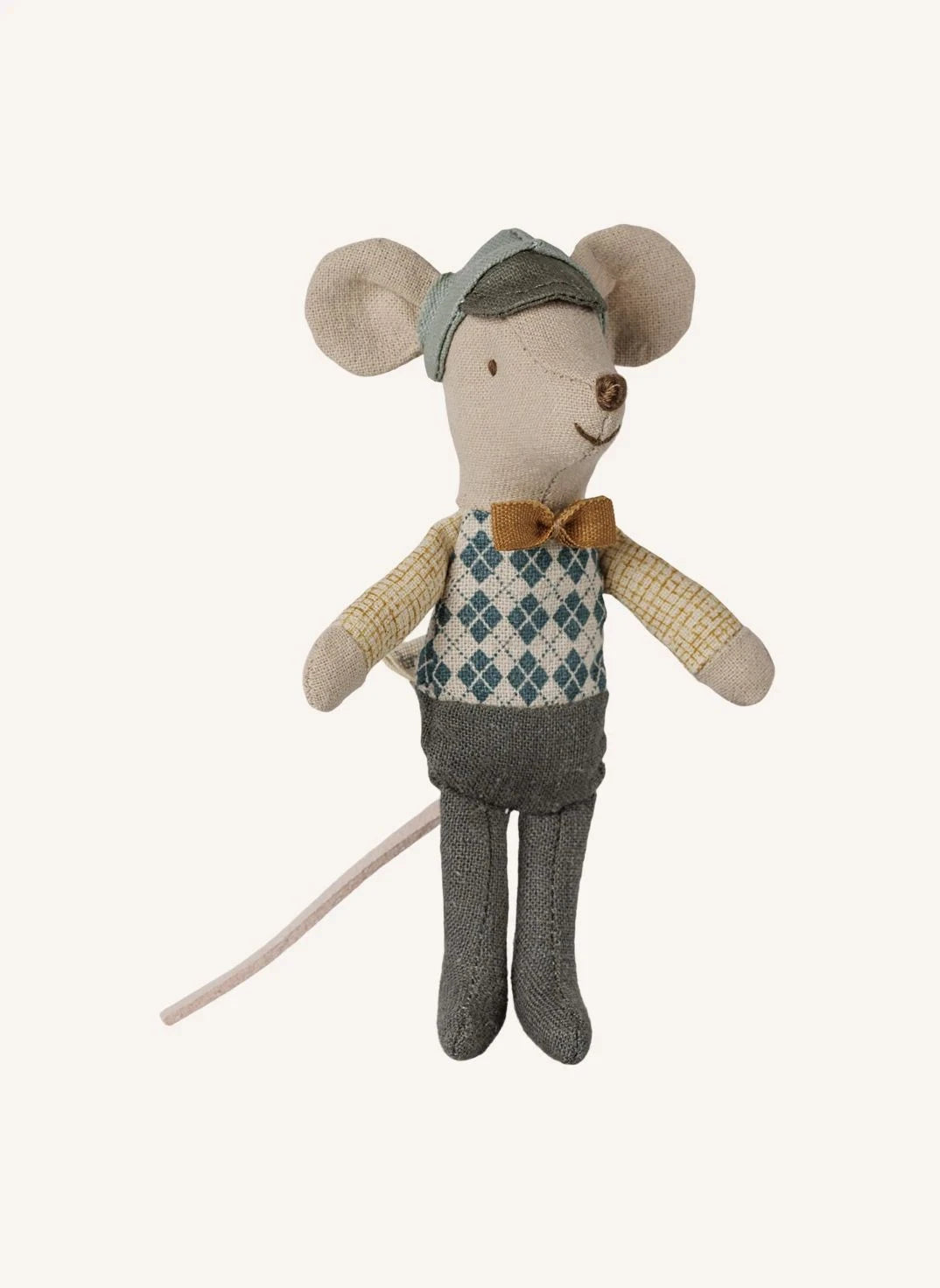 Maileg - Little Brother Mouse at the Wheel