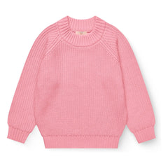 Copenhagen Colors - Striped Organic Cotton Sweater | Pink