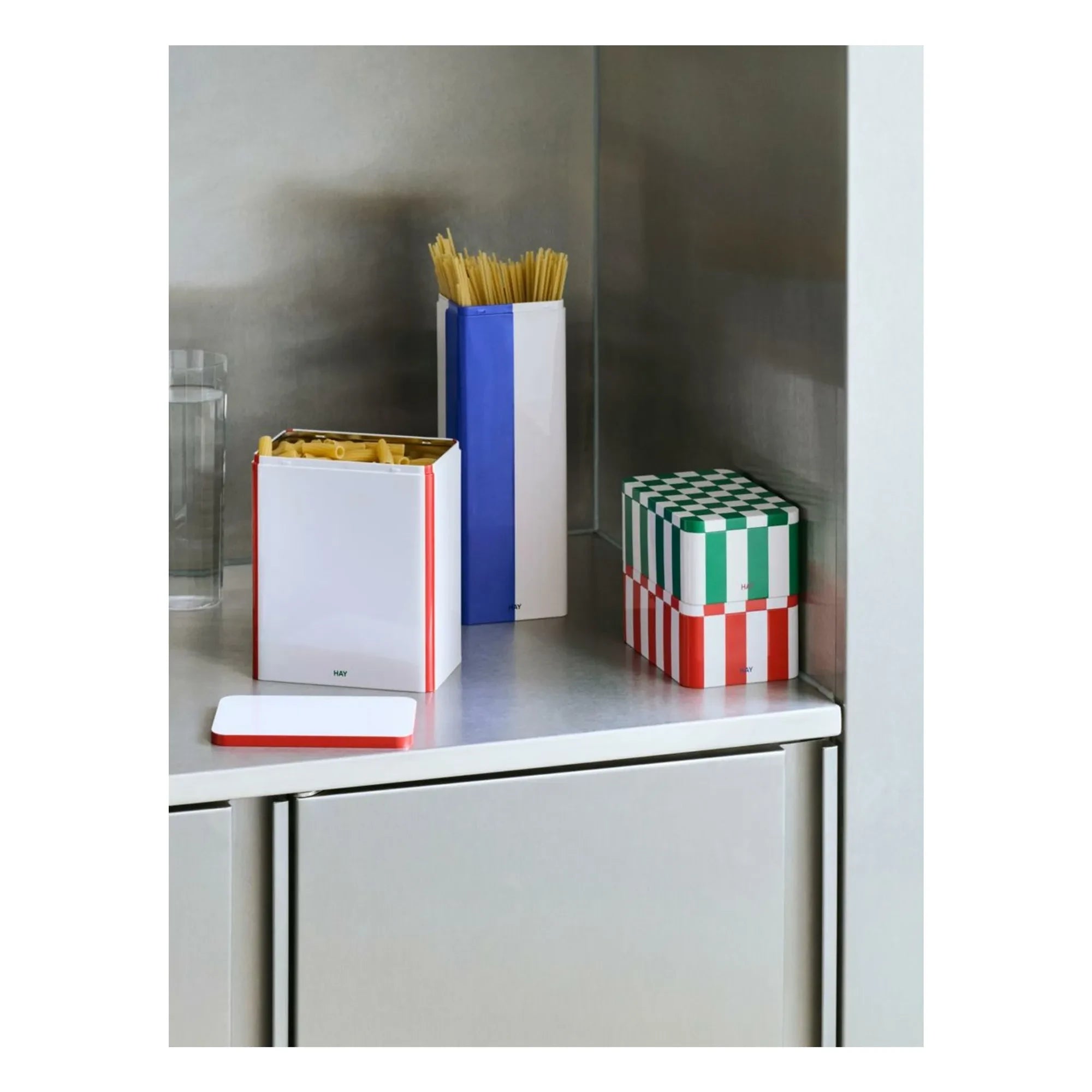 Hay - Tin Storage Box | Red