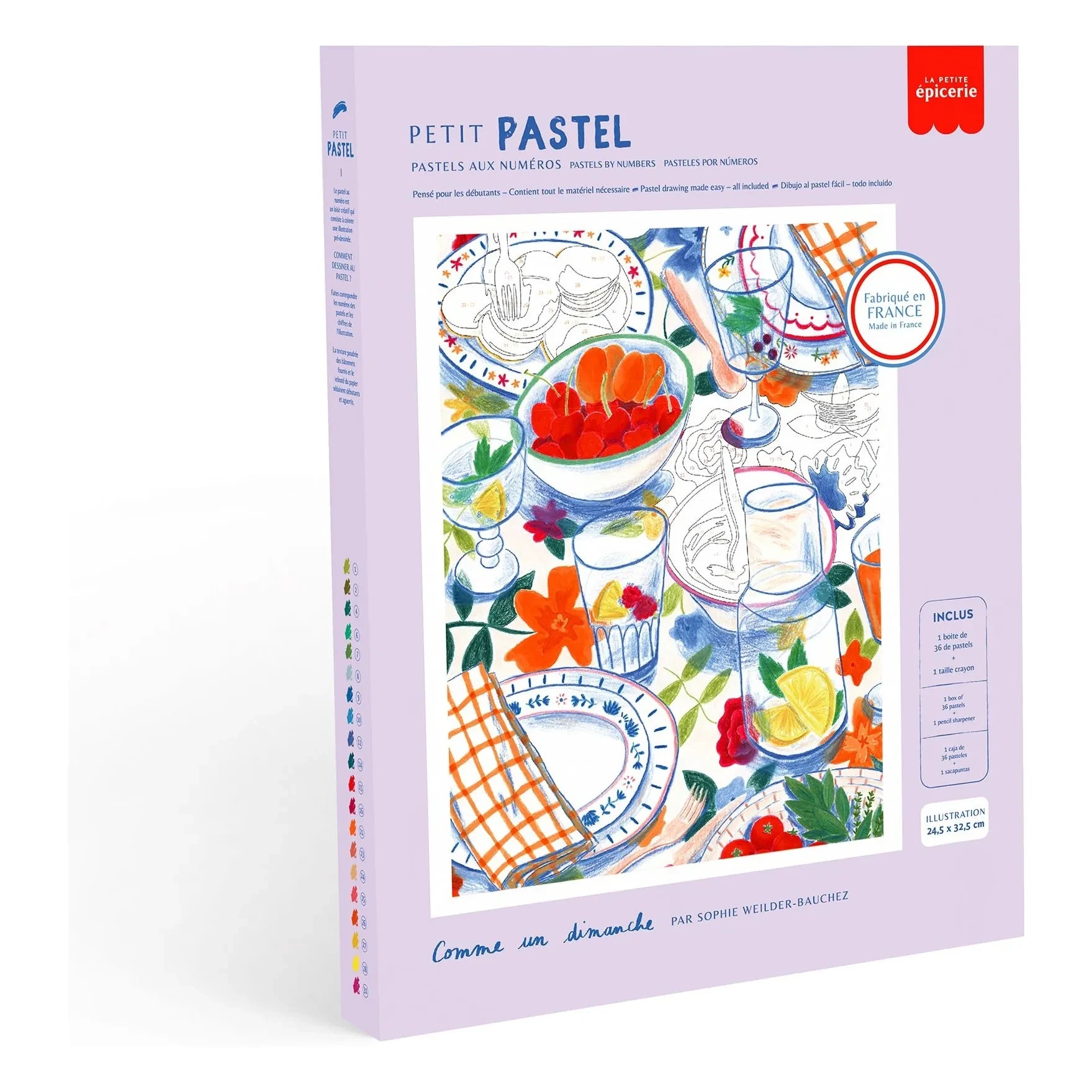 La Petite Épicerie - Numbered Pastel Set - Comme un Dimanche