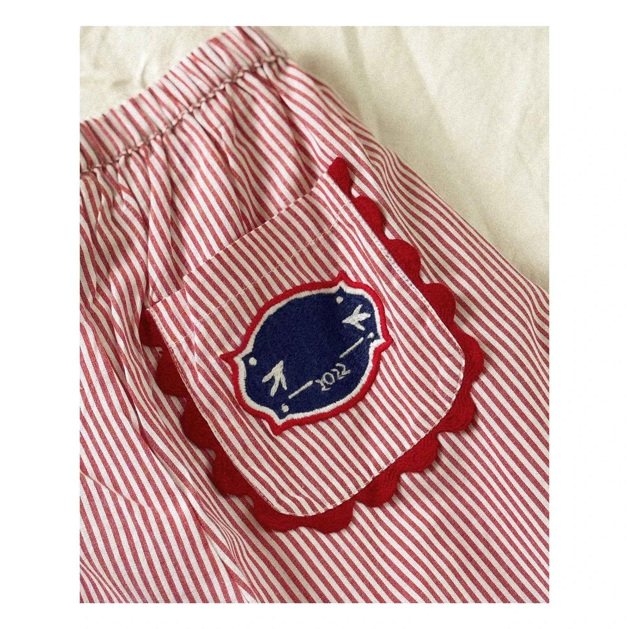 SISSEL EDELBO - Striped Saxo Pants - Kids Collection | Red