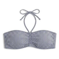 Smallable Woman - Striped Abbie Swimsuit Top | Navy Blue