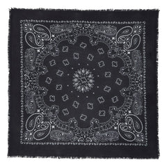 Kujten - Hachiko Cashmere Bandana | Black