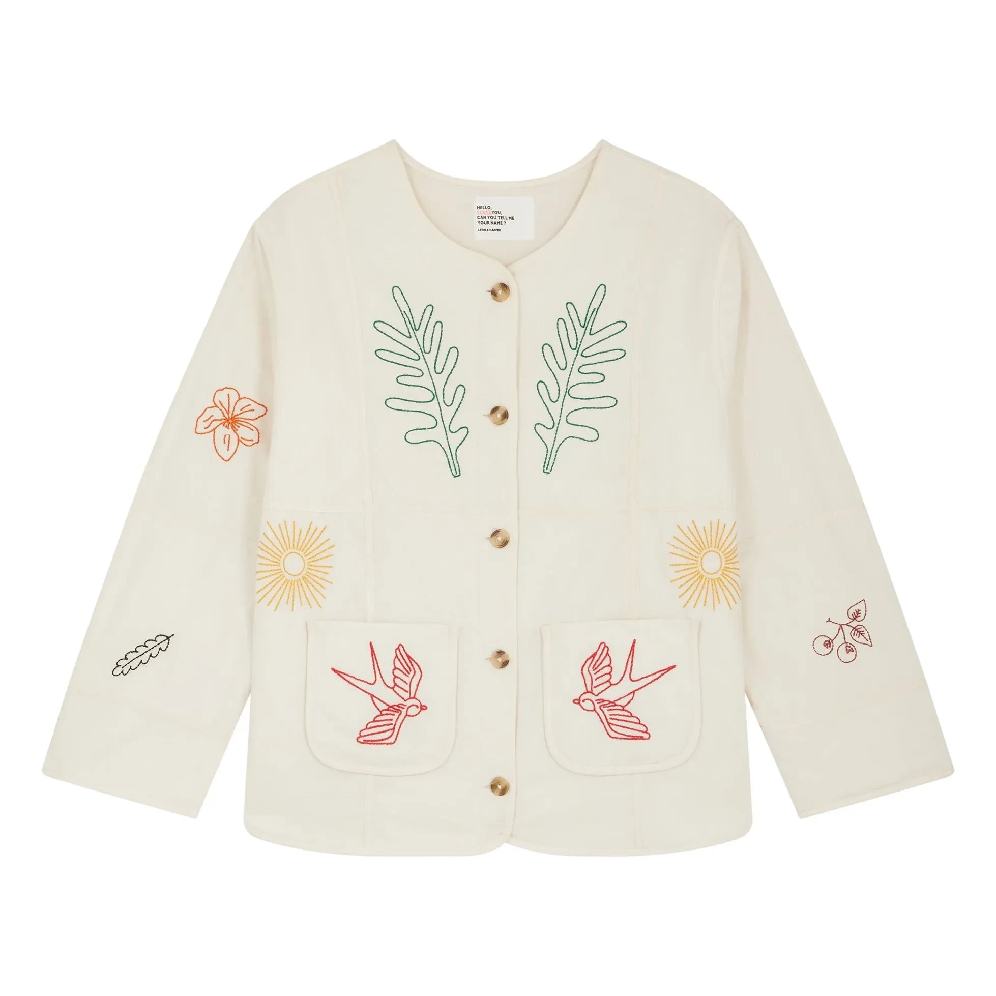 Leon & Harper - Viny Organic Cotton Jacket | White