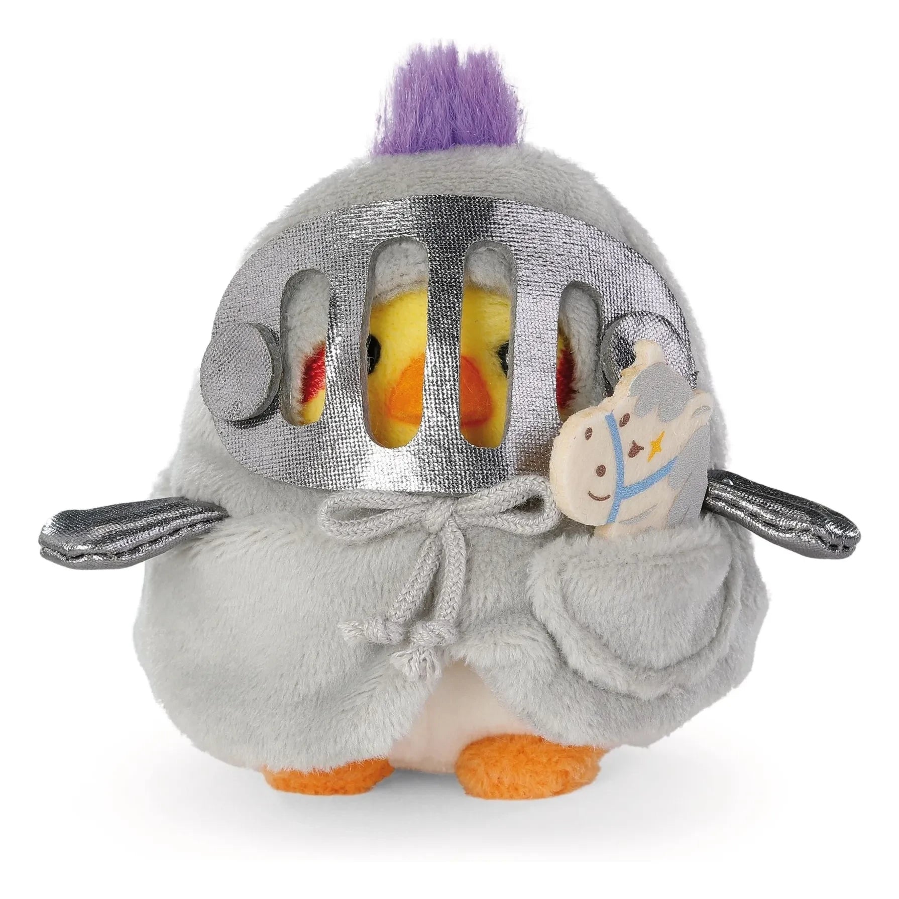 Nici - Knight Costumed Chipsy budgie plush | Gray
