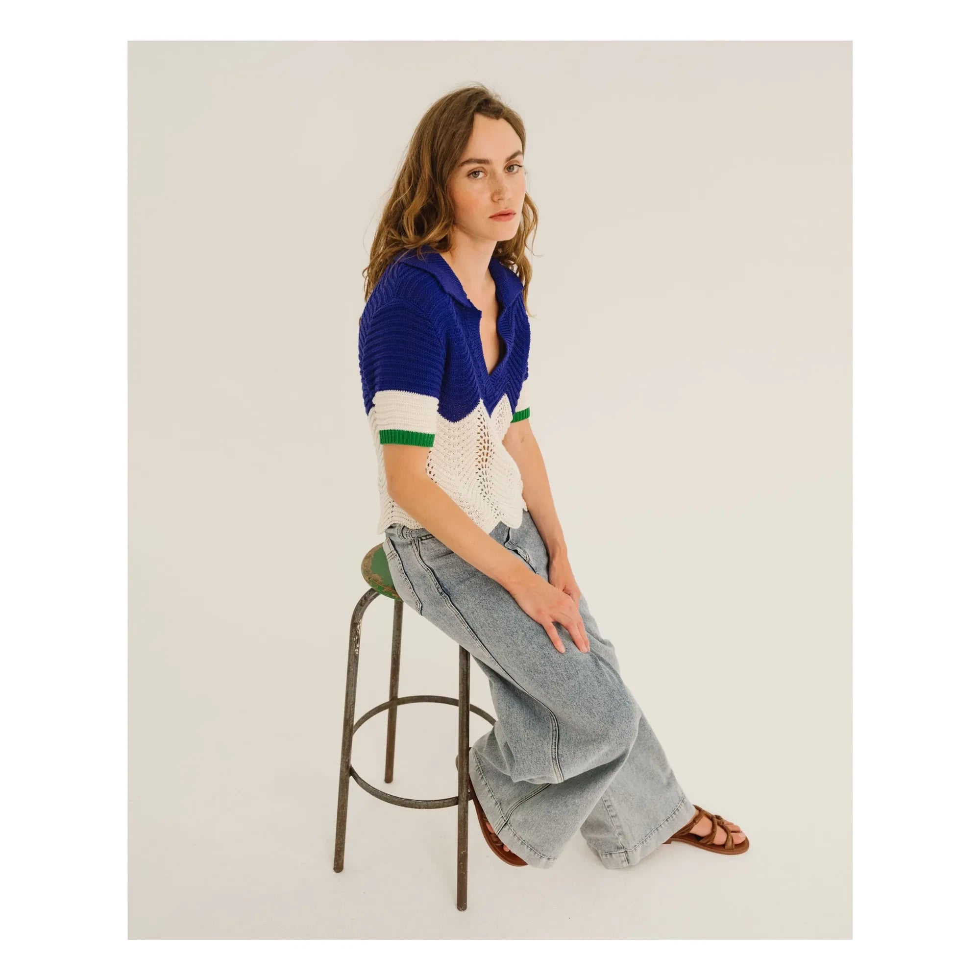 Tinsels - Carl sweater | Blue