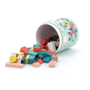 Vilac - Under the Canopy Wooden Building Set - 54 Pieces Box