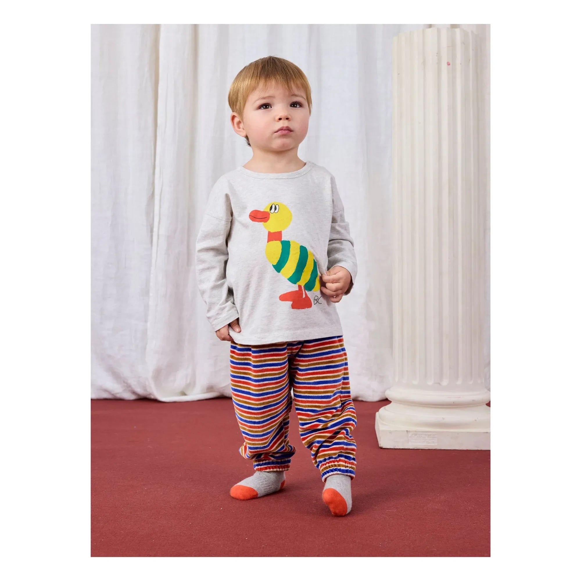 Bobo Choses - Duck T-shirt | Heather Gray