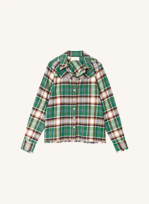Xirena - Jadestone Cotton Plaid Shirt | Green